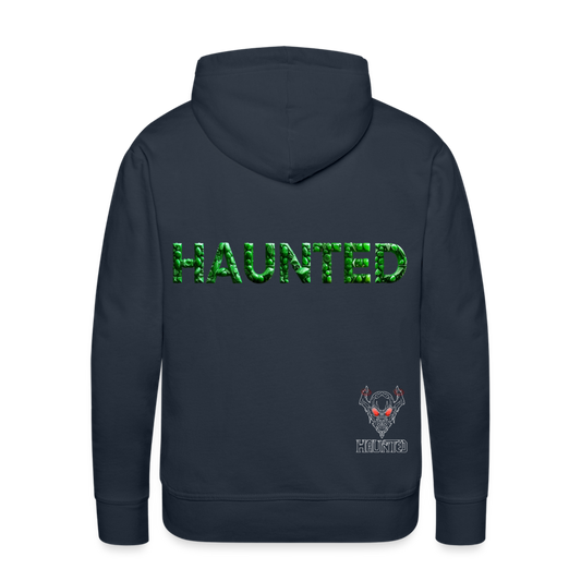 Men Hoodie Emerald Gem Elixir - Navy