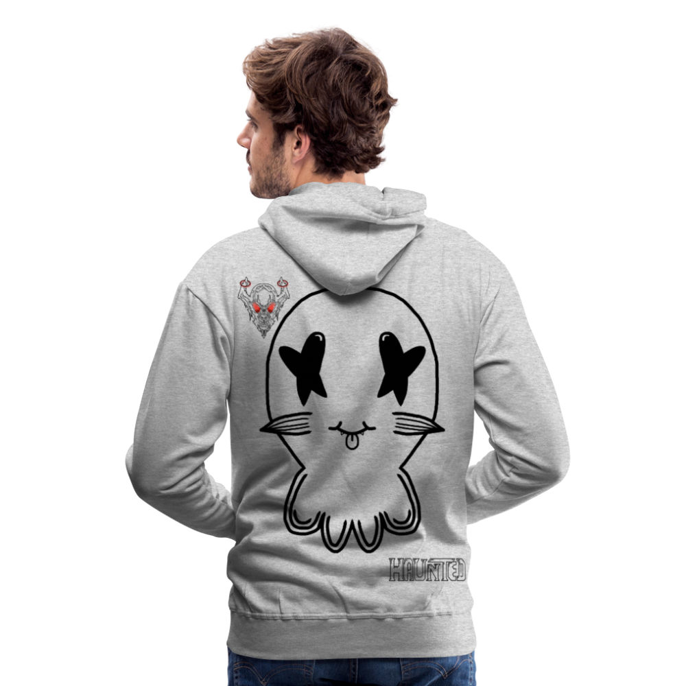 Man Hoodie Ghost No Doodle Dark - Grau meliert