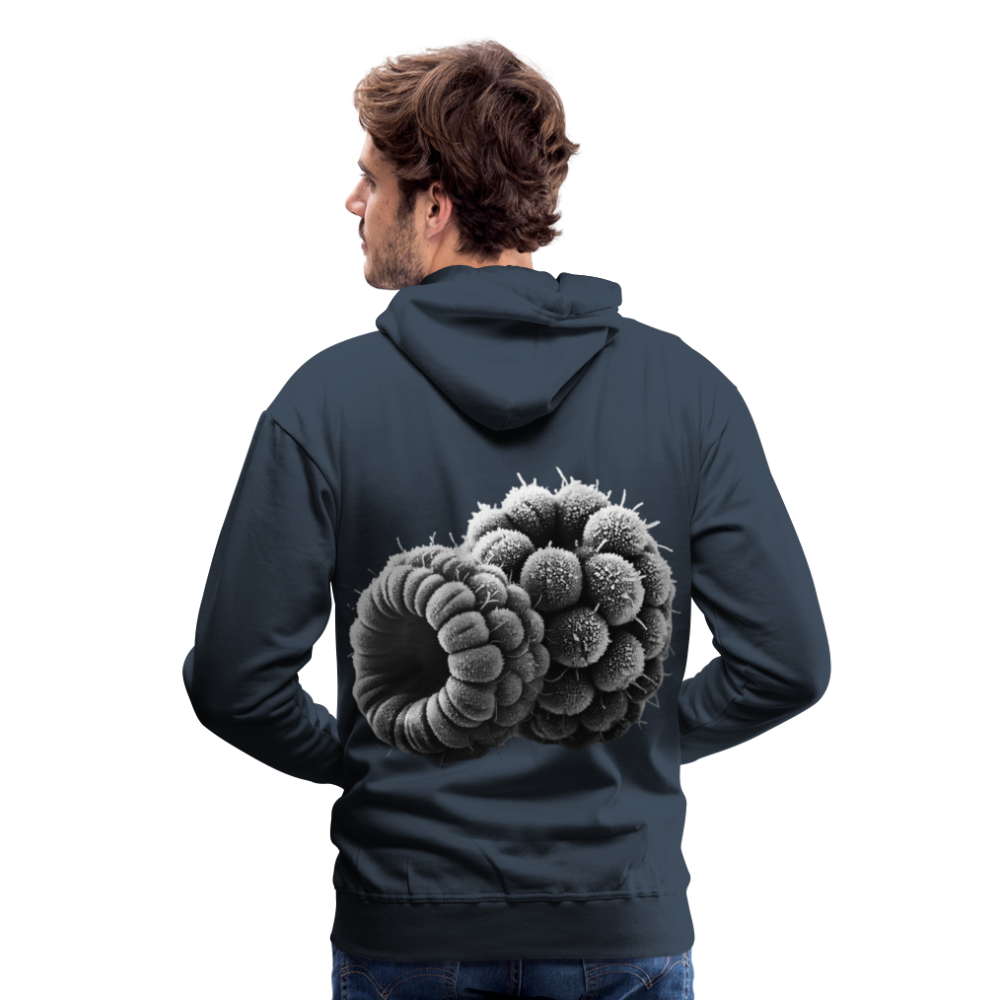 Men Hoodie Frozen Berries - Navy