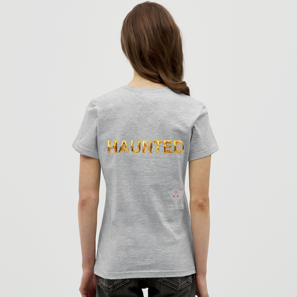 Women T-Shirt Molten Gold Luxe - Grau meliert