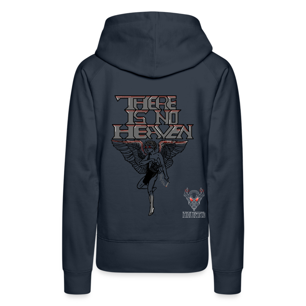 Woman Hoodie There Is No Heaven bloody - Navy