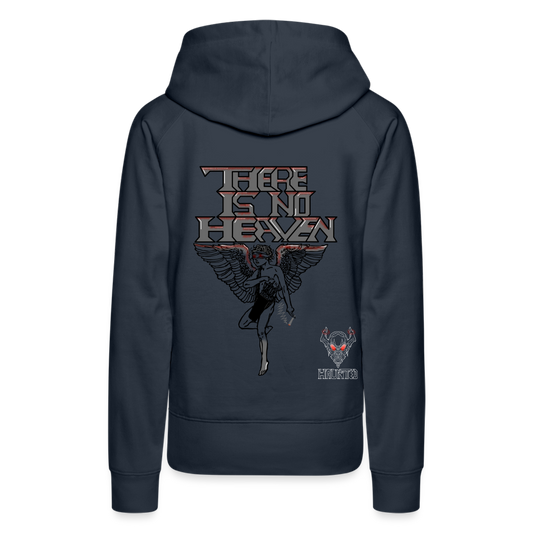 Woman Hoodie There Is No Heaven bloody - Navy