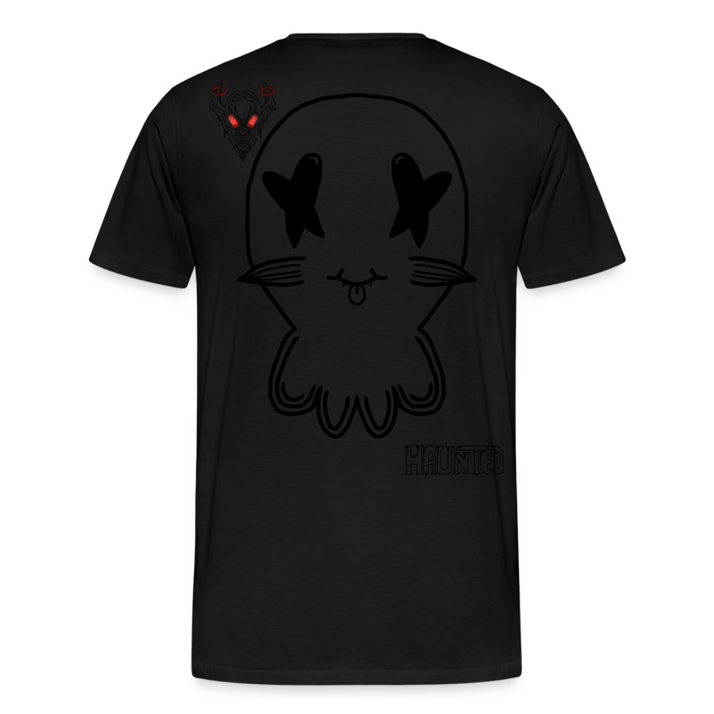 Man T-Shirt Ghost No Doodle Dark - Schwarz