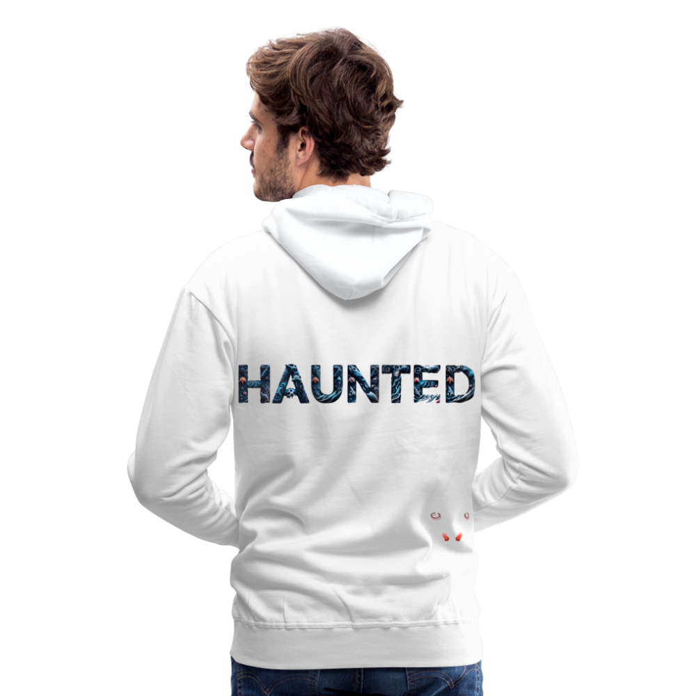 Men Hoodie Abyssal Coral Glow - Weiß