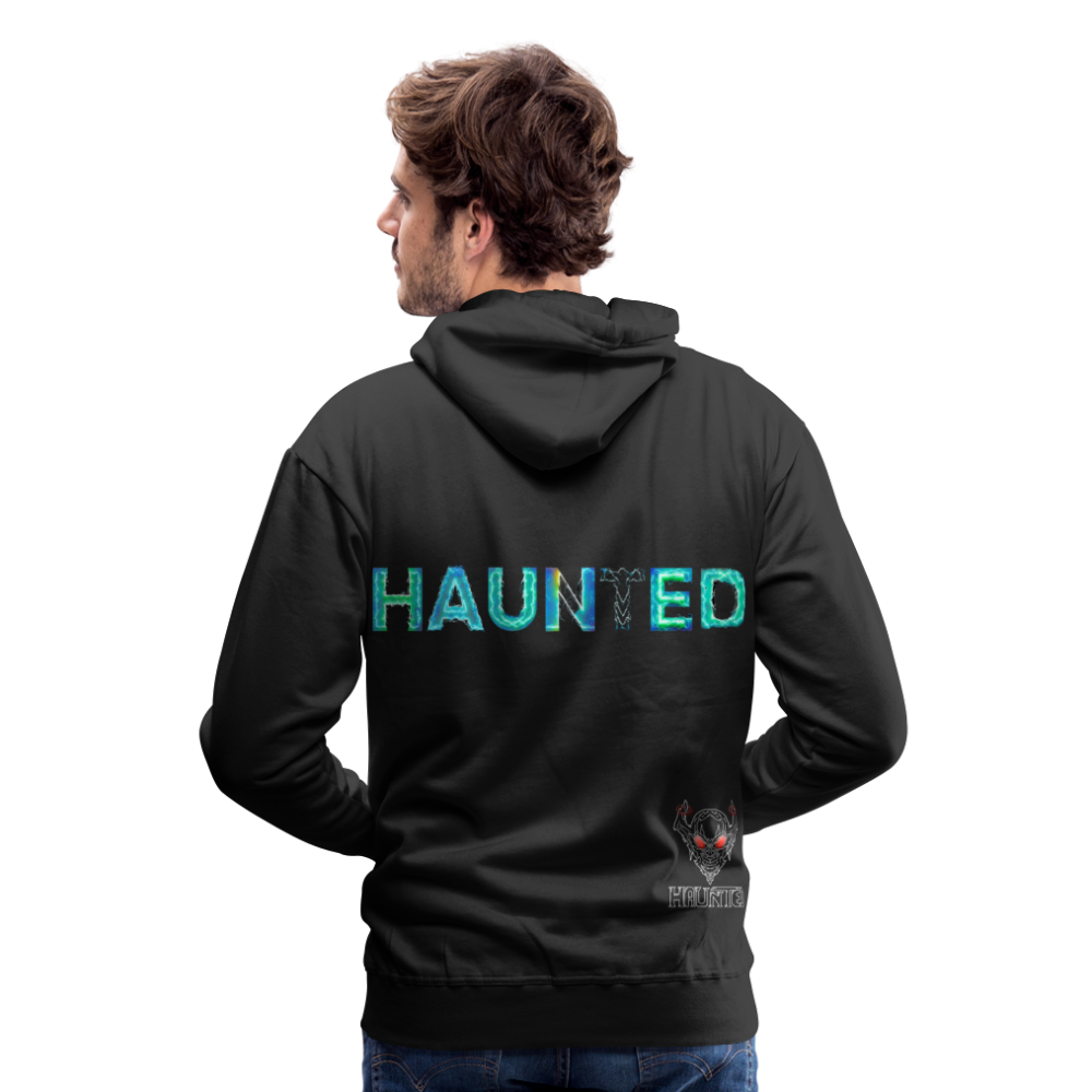 Men Hoodie Neon Surge Aura - Schwarz