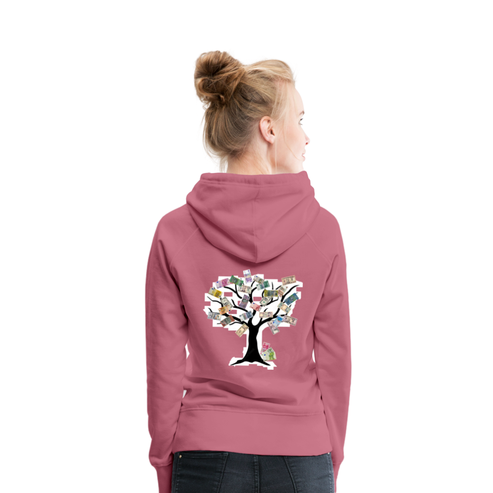 Women Hoodie Money Tree - Malve