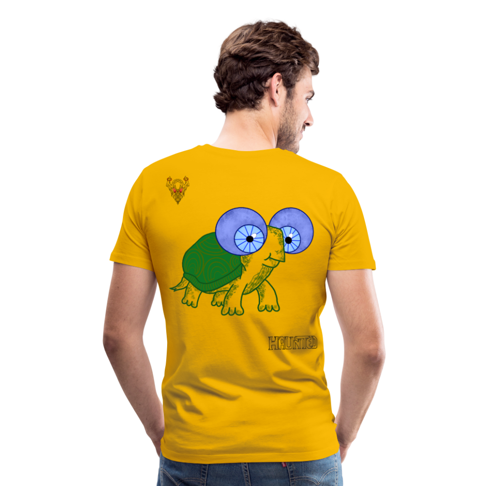 Man T-Shirt Turtle - Sonnengelb