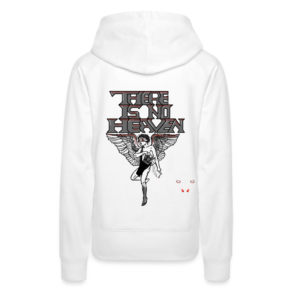 Woman Hoodie There Is No Heaven bloody - Weiß