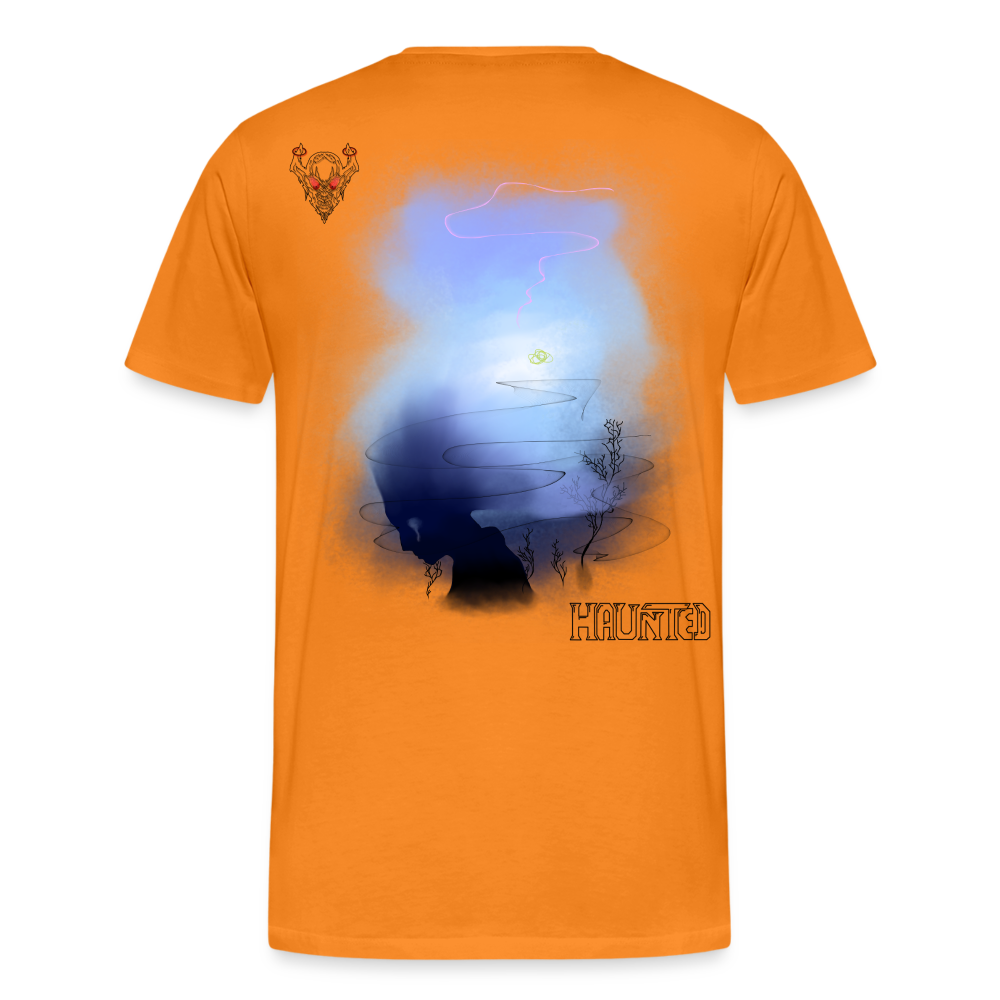 Man T-Shirt Fading - Orange