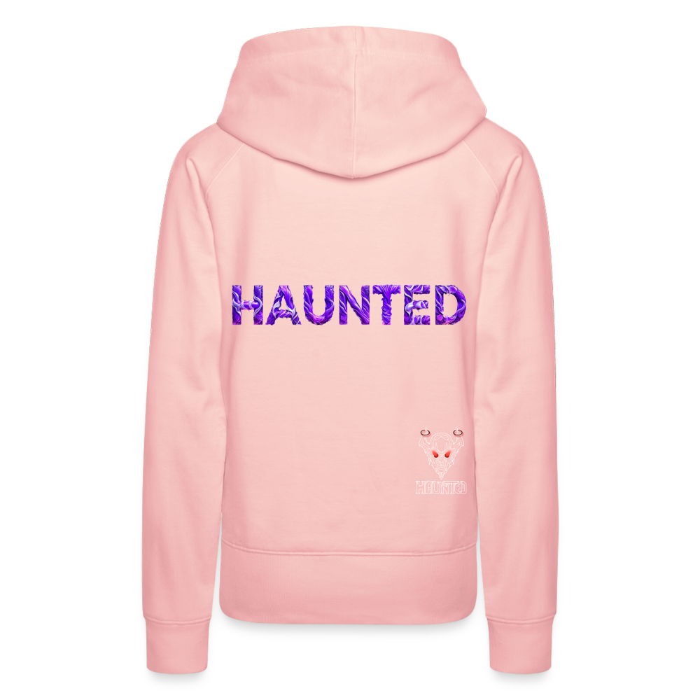 Women Hoodie Violet Whispers Essence - Kristallrosa