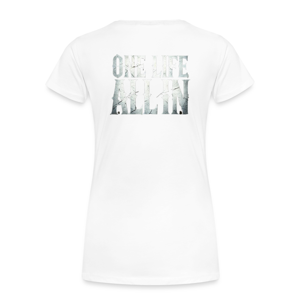 Women T-Shirt One Life All In - Weiß