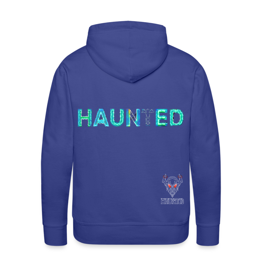 Men Hoodie Neon Surge Aura - Königsblau