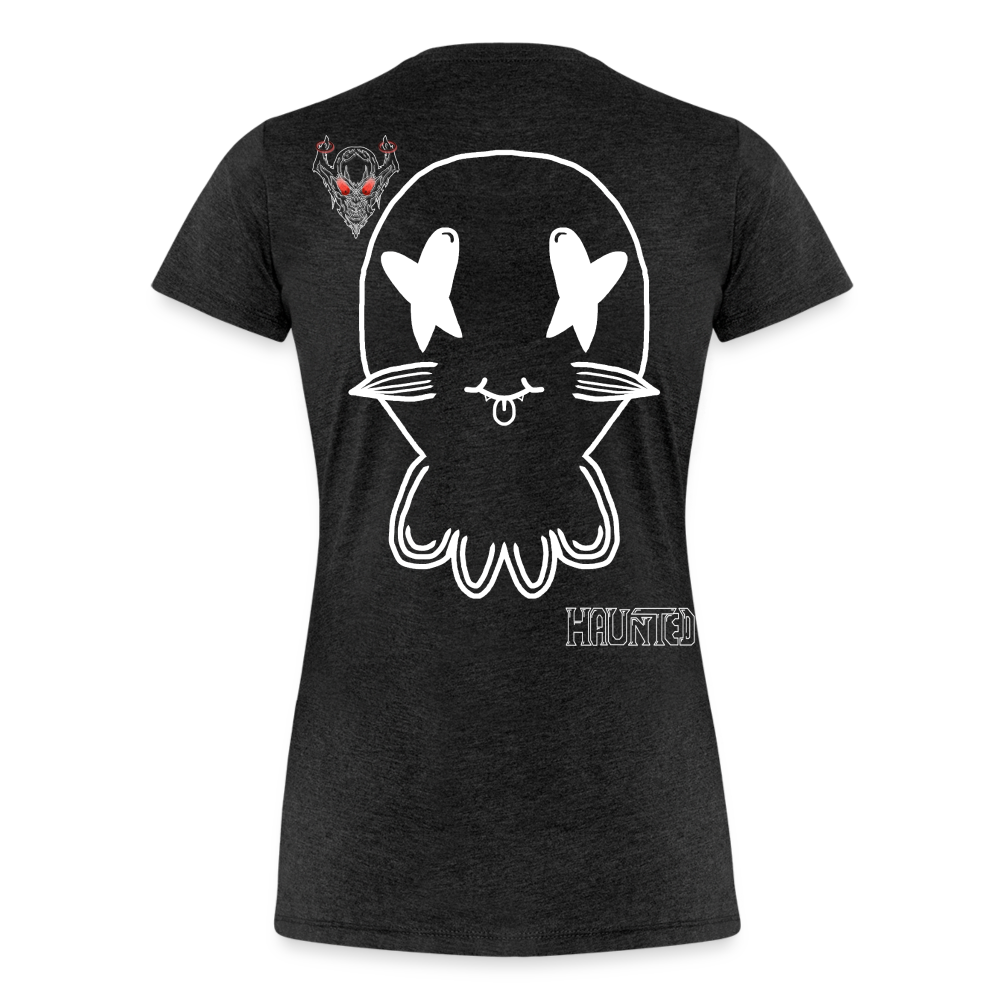 Woman T-Shirt Ghost Doodle Light - Anthrazit