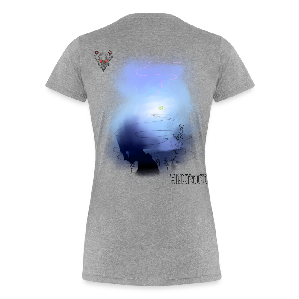 Woman T-Shirt Fading - Grau meliert