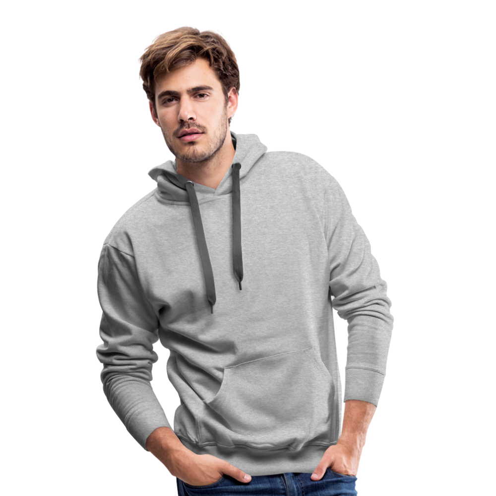 Men Hoodie Aqua Wings - Grau meliert